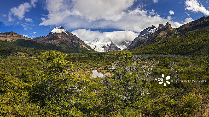 阿根廷巴塔哥尼亚洛斯格拉西亚雷斯国家公园图片素材