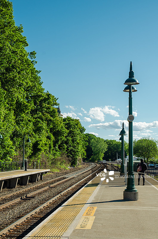 户外火车站台图片素材