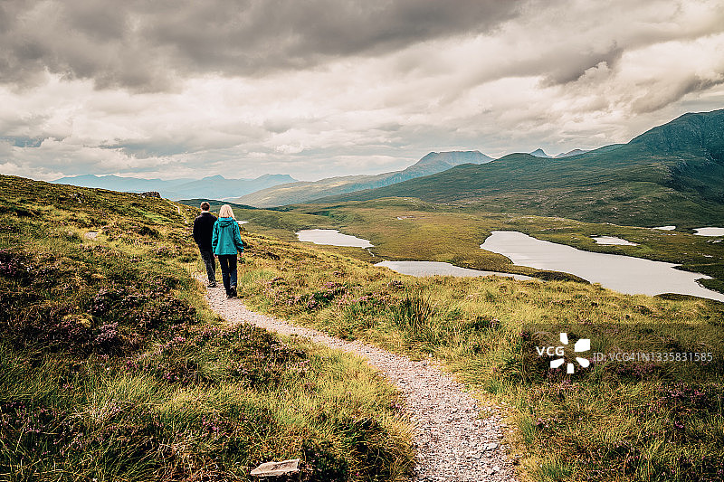 苏格兰徒步小径图片素材
