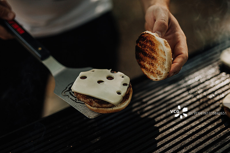 面包和芝士汉堡图片素材