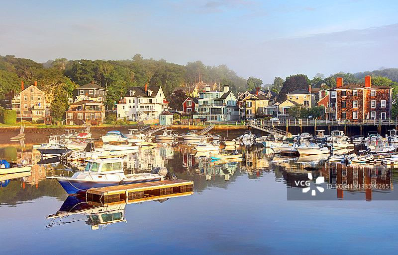 马萨诸塞州曼彻斯特海滨风光图片素材