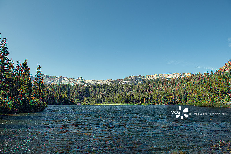 美丽的山湖风光图片素材