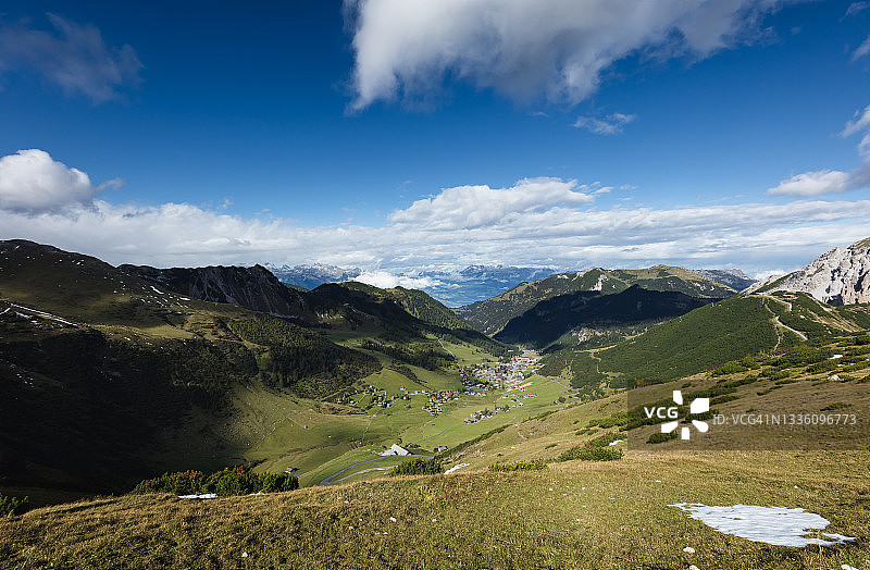 列支敦士登阿尔卑斯山图片素材