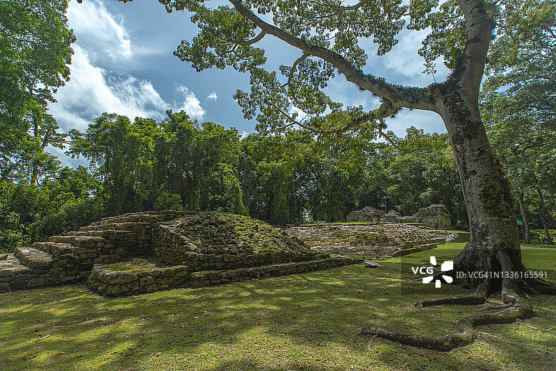 墨西哥恰帕斯州亚斯奇兰的寺庙遗址（一）图片素材