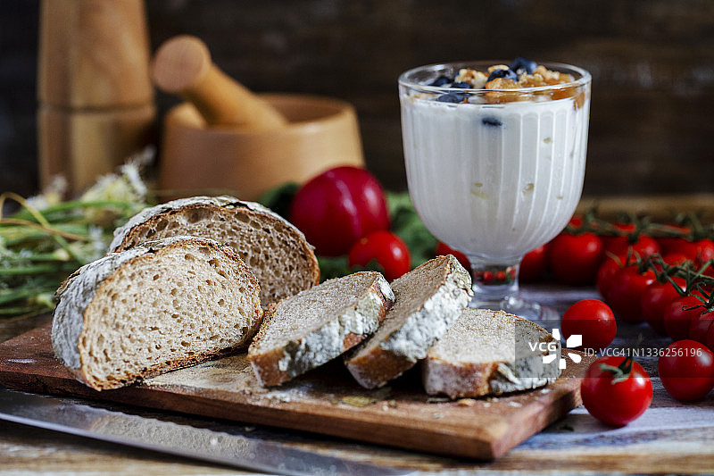 手工酸面包全麦面包图片素材