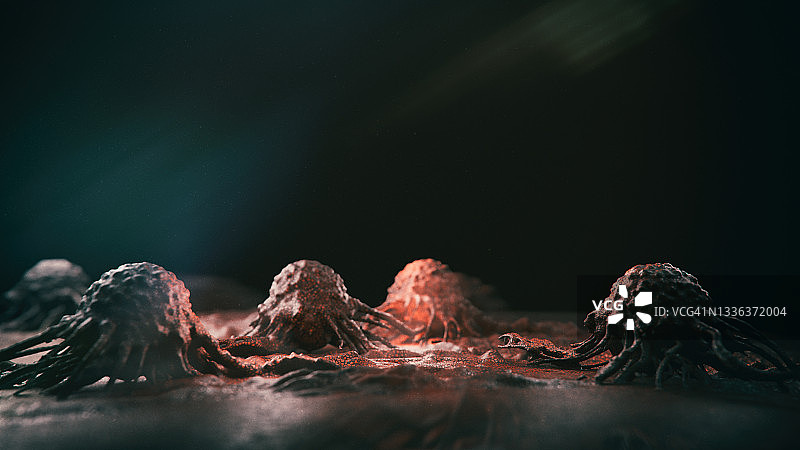 癌细胞可视化图片素材