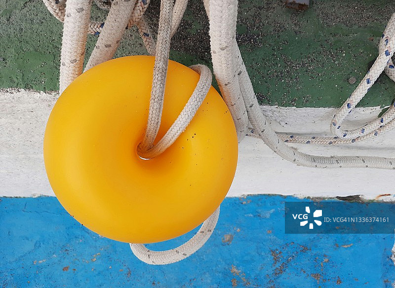 黄色浮标图片素材