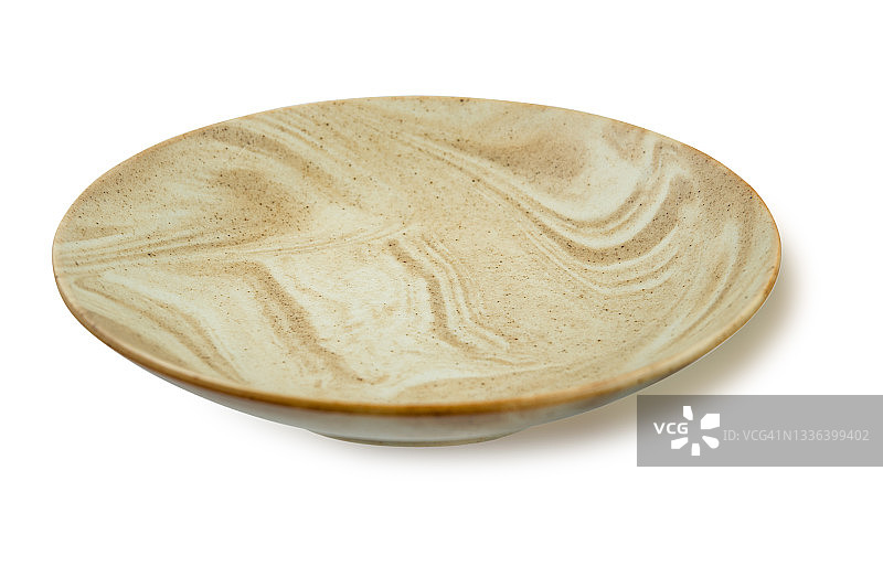 白色背景上的陶瓷碗图片素材