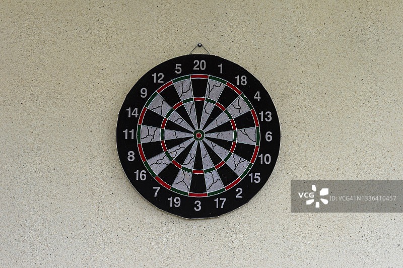 飞镖靶的特写镜头图片素材