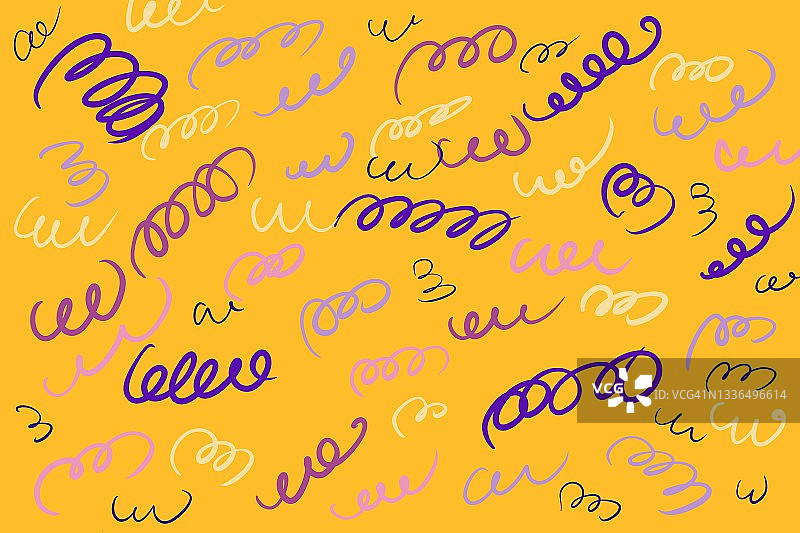 手绘涂鸦背景矢量图图片素材