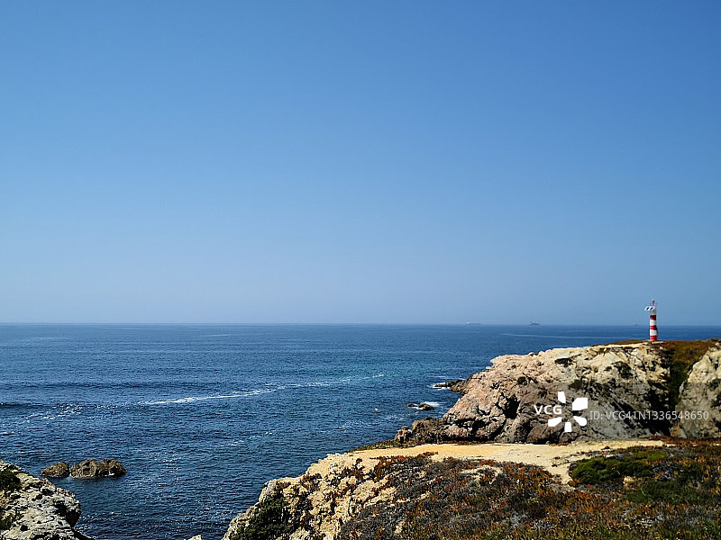 葡萄牙科沃港村灯塔图片素材