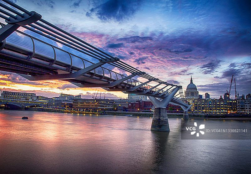 千禧桥图片素材