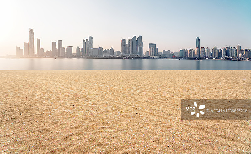 城市沙滩图片素材