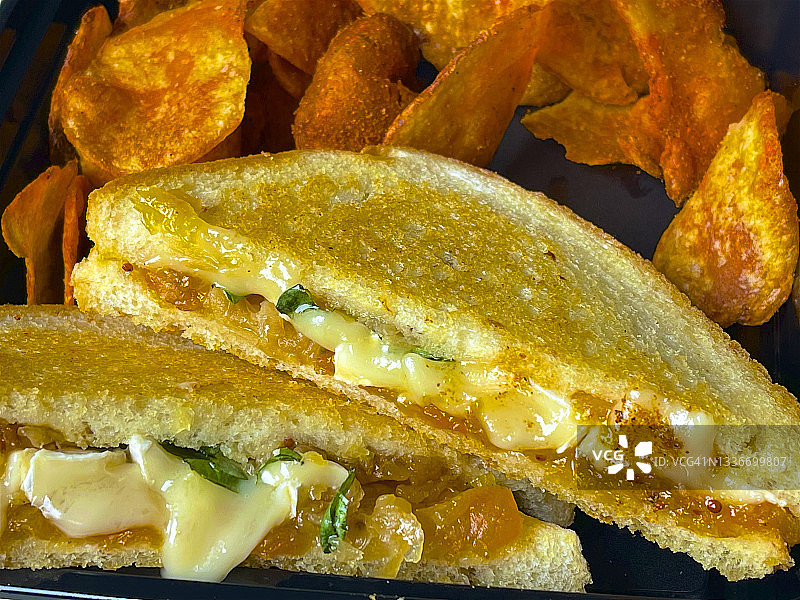 烤奶酪三明治图片素材