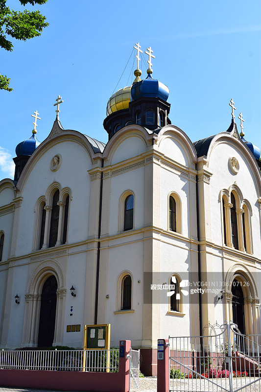 巴特埃姆斯市的俄罗斯教堂图片素材