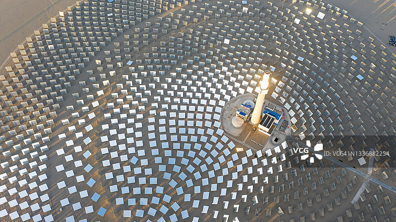 敦煌太阳能发电厂图片素材