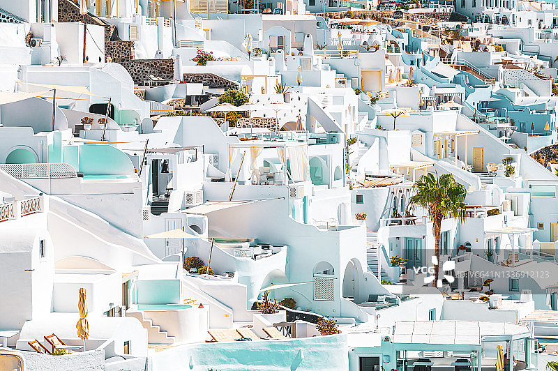 希腊圣托里尼建筑图片素材