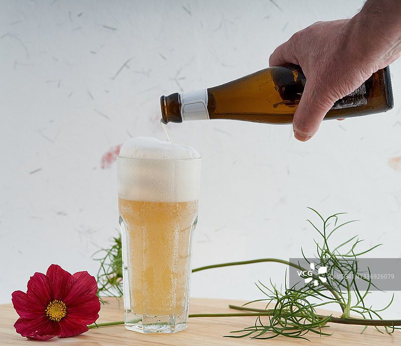 比利时小麦啤酒图片素材