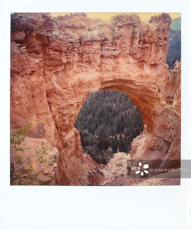 布莱斯峡谷国家公园自然桥公路之旅图片素材