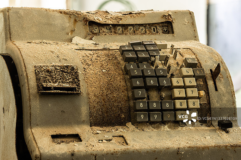 老式收银机图片素材