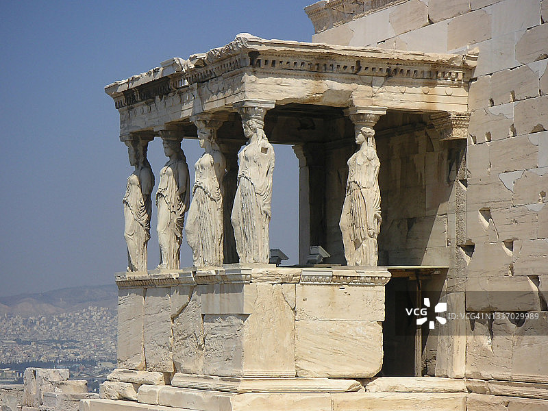 女像柱图片素材