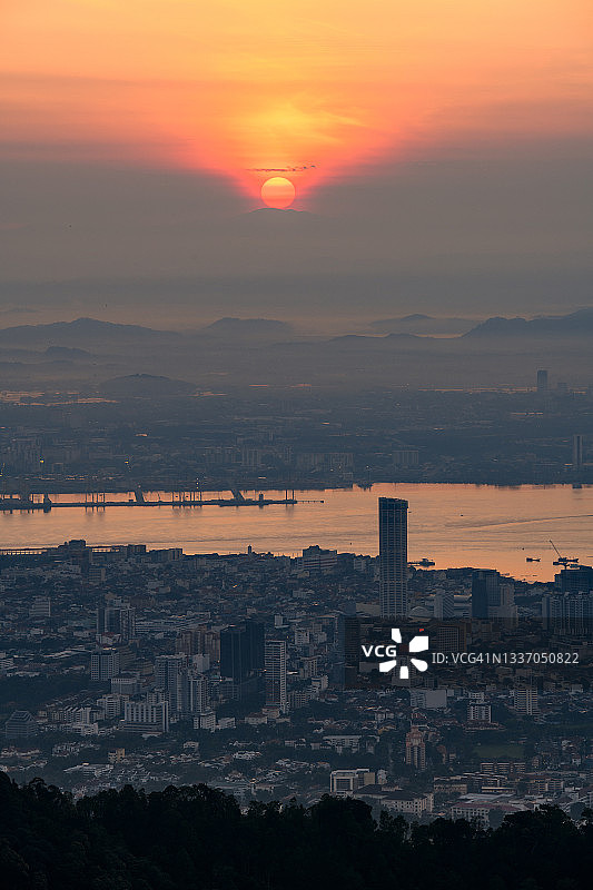 乔治城日出图片素材