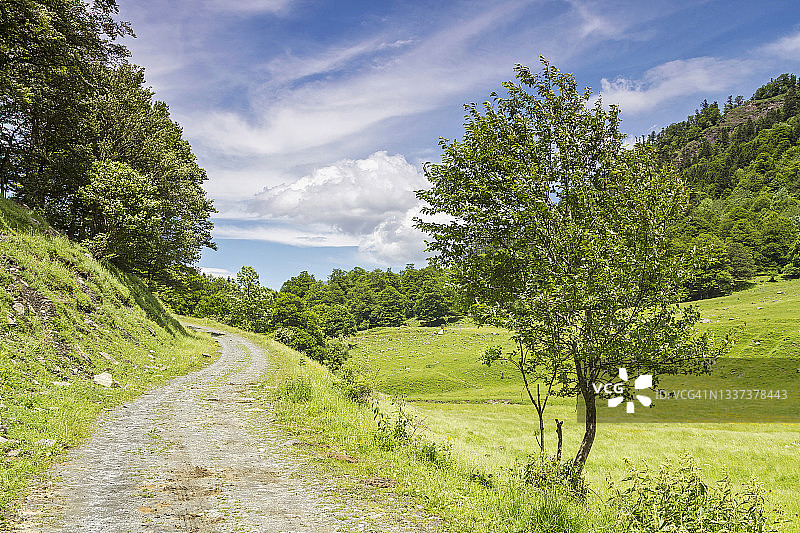 西班牙阿蒂加德林徒步路线图片素材