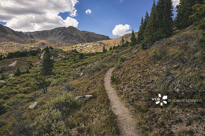圣十字荒野徒步小径图片素材