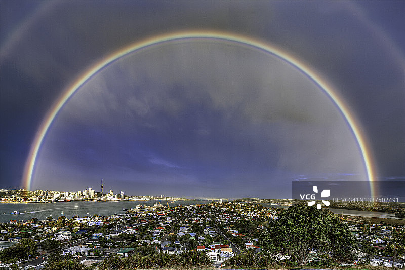 新西兰奥克兰彩虹图片素材