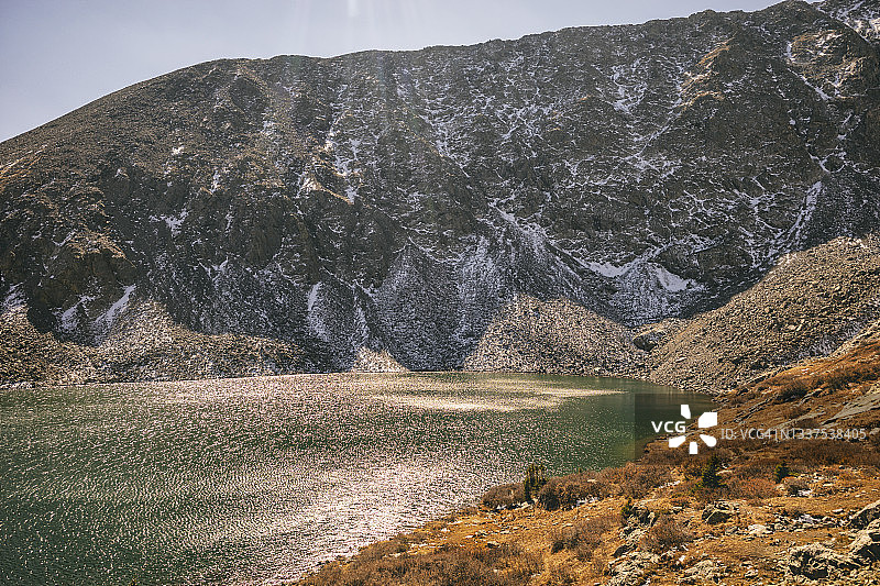 科罗拉多州布雷肯里奇附近蚊子山脉的风景图片素材