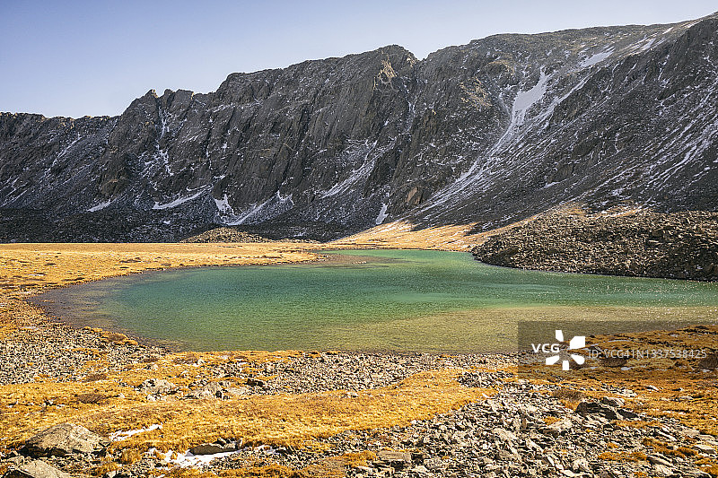科罗拉多州布雷肯里奇附近蚊子山脉的风景图片素材