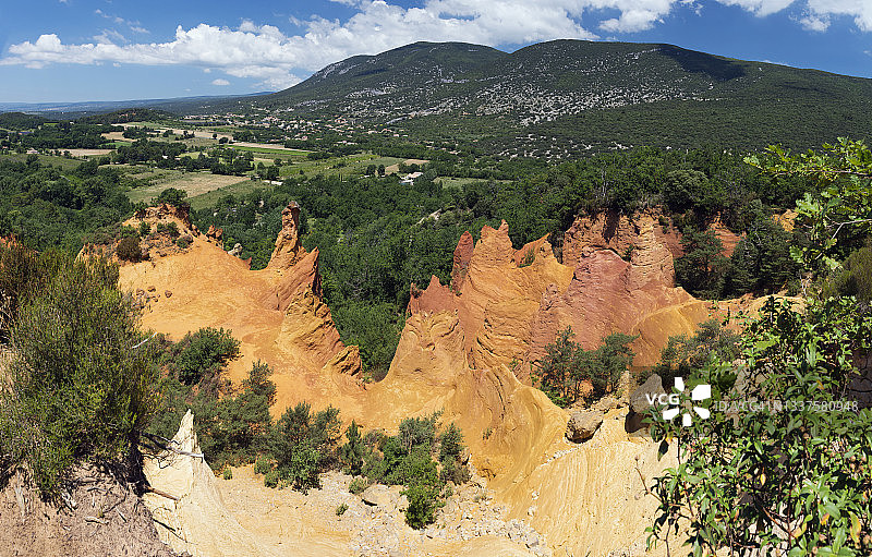 鲁斯特雷尔赭石峡谷图片素材