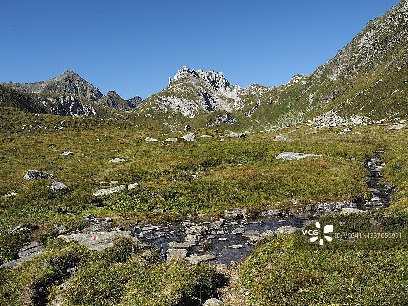 圣玛丽山谷鸽子山口景色图片素材