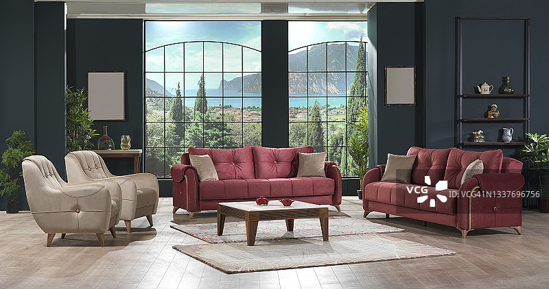 现代客厅图片素材