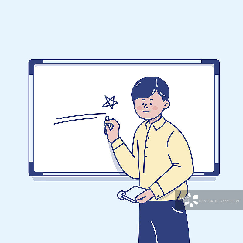 老师、黑板、课堂图片素材