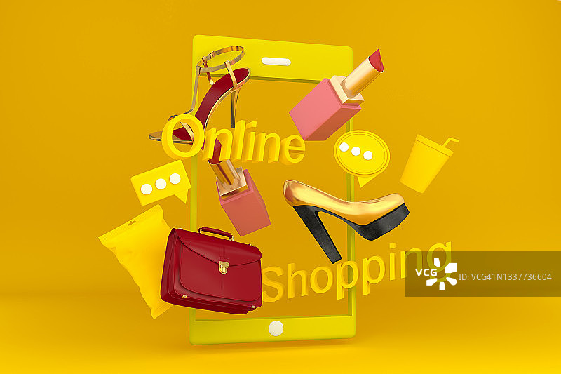 电商时尚配饰移动端展示图图片素材