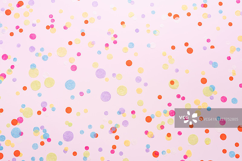 斑点五彩纸屑全画幅图案图片素材
