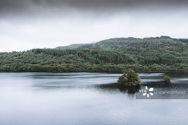 苏格兰高地阿凯格湖风光图片素材