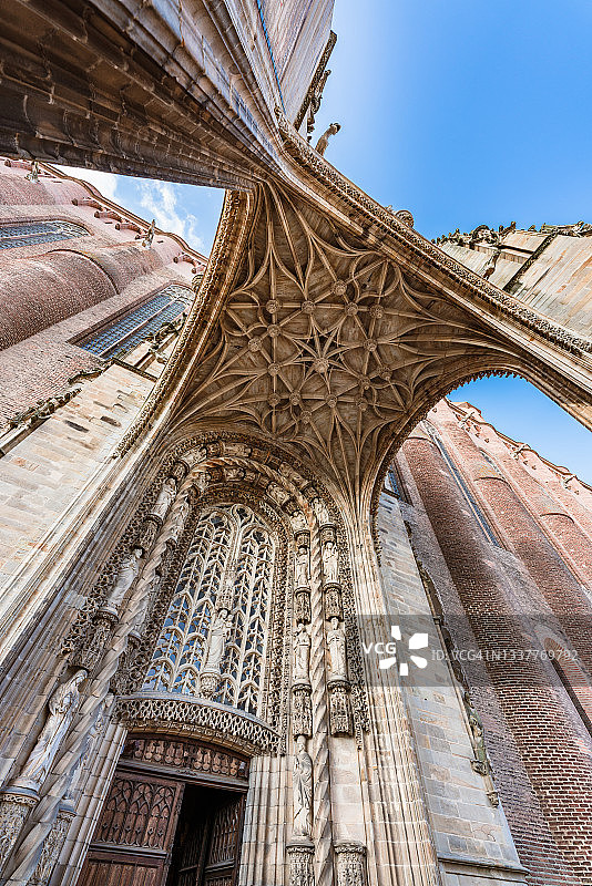 阿尔比大教堂中世纪哥特式古迹图片素材