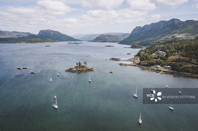 英国苏格兰普洛克顿图片素材