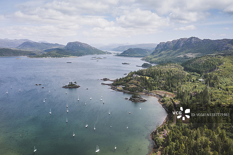 英国苏格兰普洛克顿图片素材