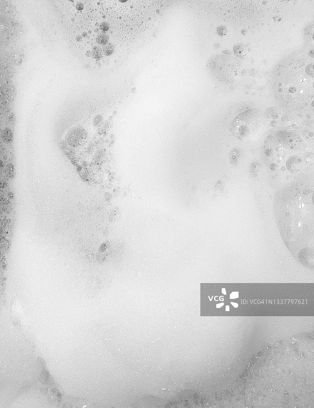 浴缸中的肥皂泡沫背景图片素材