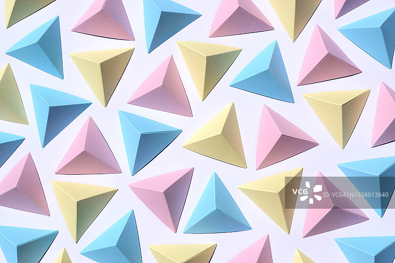 纸金字塔图片素材