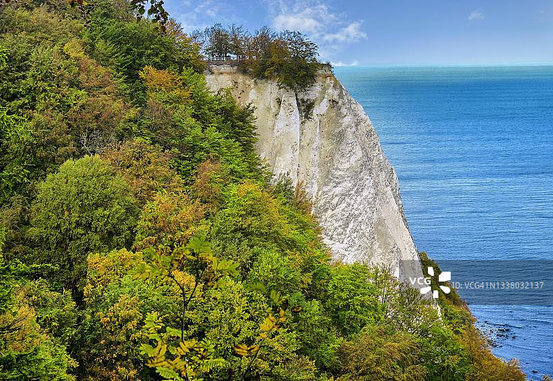 德国吕根岛亚斯蒙德国家公园国王椅风光图片素材