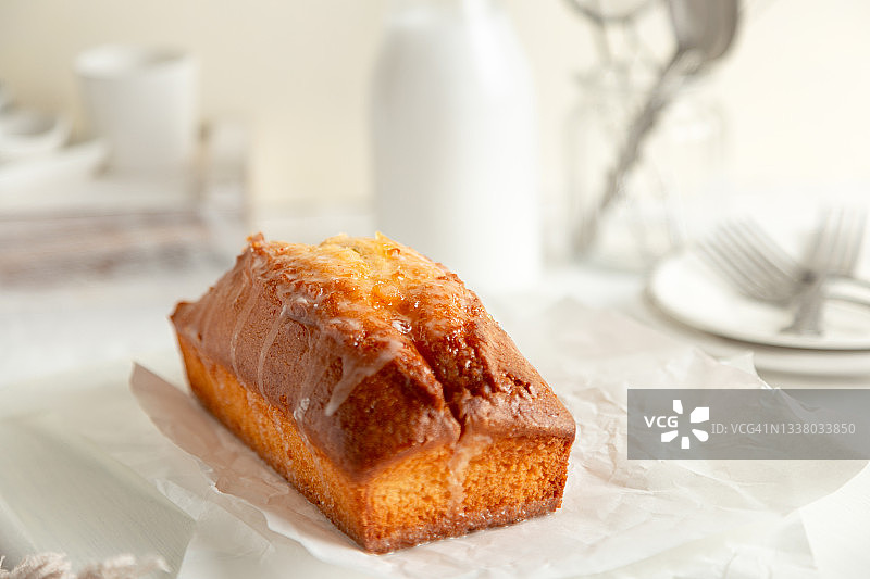 香草蛋糕图片素材