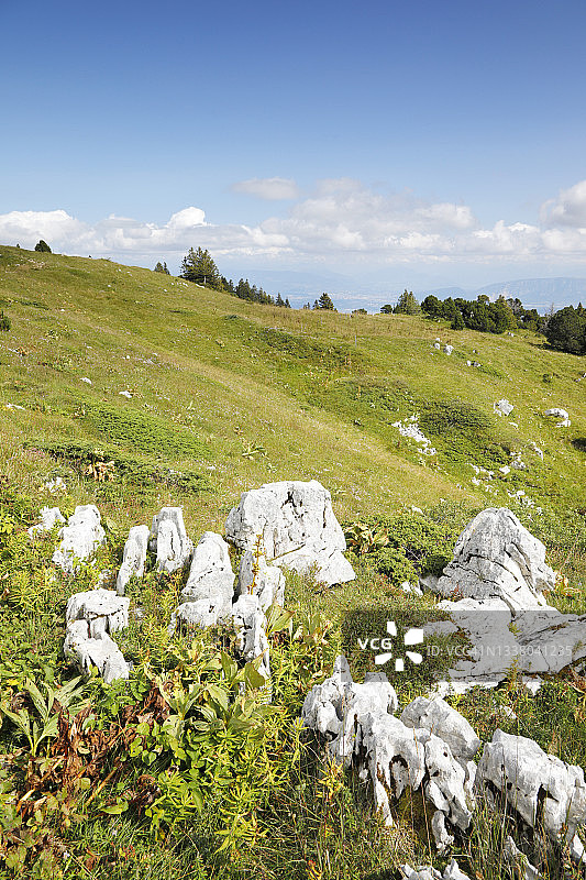 法国汝拉山脉内日峰景观图片素材
