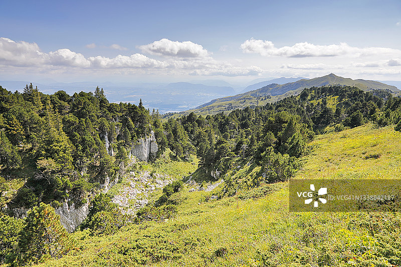 法国汝拉山脉内日峰景观图片素材