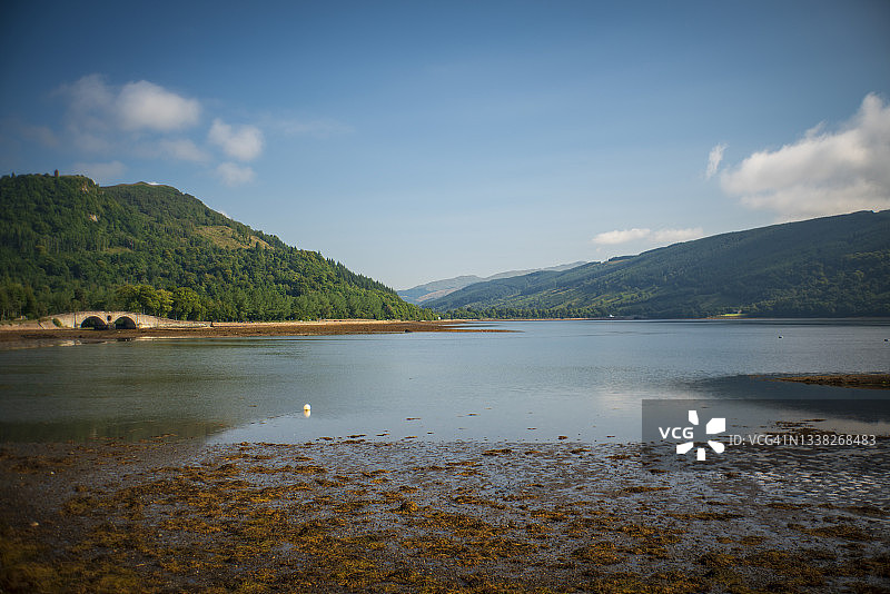 从因弗拉雷看到的洛赫费恩湖景色图片素材