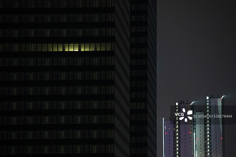 雅加达夜间商业区图片素材