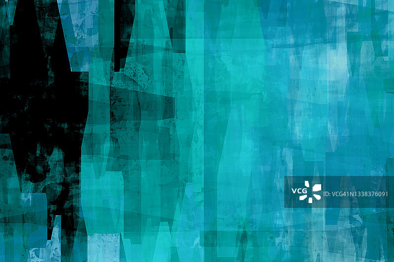 抽象几何蓝青色黑色城市纹理背景图片素材